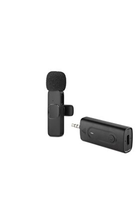 Evi̇mdeyokyok Kablosuz Mi̇krofon 3.5 Mm Si̇yah Hdx2787