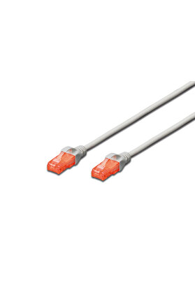 evimdeyokyok Digitus Patch Kablo, U-UTP, CAT. 6, 30 metre, AWG 26/7, Cu, LSZH, gri renk