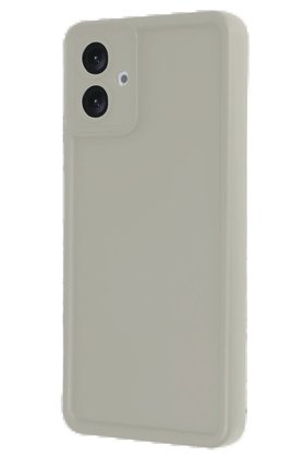 CepteToptan Samsung Galaxy A06 Kılıf Viera Silikon - Krem - DROPX4563-9932