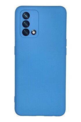 CepteToptan Oppo A74 4G Kılıf Nano içi Kadife Silikon - Mavi - DROPX7629-2526