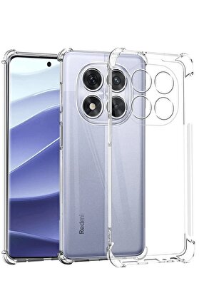 CepteToptan Xiaomi Redmi Note 14 Pro 5G Kılıf Lüx Şeffaf Silikon - DROPX4328-9339