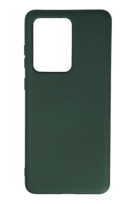 CepteToptan Samsung Galaxy S20 Ultra Kılıf Nano içi Kadife Silikon - Koyu Yeşil - DROPX6960-8926