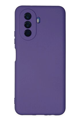 CepteToptan Huawei Nova Y70 Kılıf Nano içi Kadife Silikon - Mor - DROPX2256-4670
