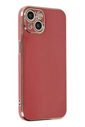 CepteToptan iPhone 14 Plus Kılıf Volet Silikon - Kırmızı - DROPX2700-5129