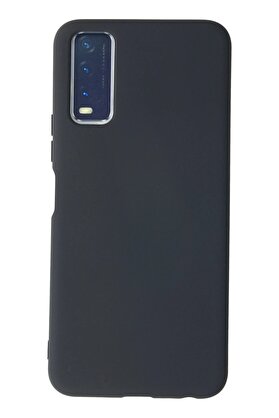 CepteToptan Vivo Y11S Kılıf Nano içi Kadife Silikon - Gri - DROPX6338-4715