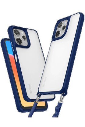 CepteToptan Xiaomi Redmi 12 Kılıf Penta Silikon Kılıf - Lacivert - DROPX9011-7899