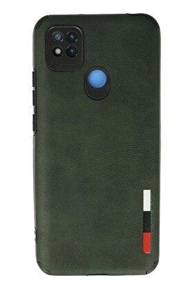 CepteToptan Xiaomi Redmi 9C Kılıf Loop Deri Silikon - Yeşil - DROPX9247-5733