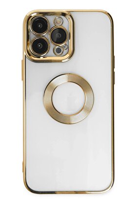 CepteToptan iPhone 13 Pro Max Kılıf Slot Silikon - Gold - DROPX6015-6447