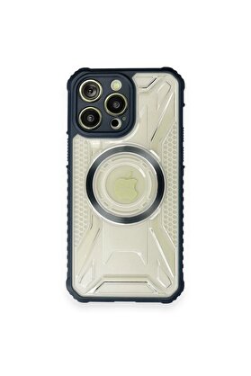 CepteToptan iPhone 12 Pro Max Kılıf Prag Magneticsafe Kapak - Lacivert - DROPX3320-6805