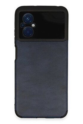 CepteToptan Xiaomi Poco M5 Kılıf Loop Deri Silikon - Lacivert - DROPX1436-5514