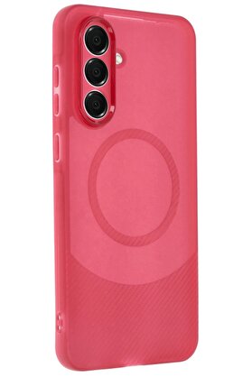CepteToptan Samsung A36 Kılıf Maya Karbon Kapak - Bordo - DROPX4608-8555