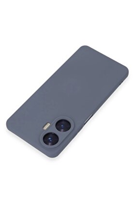 CepteToptan Realme C55 Kılıf Nano içi Kadife Silikon - Gri - DROPX9998-9436