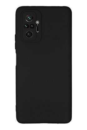 CepteToptan Xiaomi Redmi Note 10 Pro Kılıf First Silikon - Siyah - DROPX1705-4389