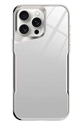 CepteToptan iPhone 14 Pro Craft Kapak - Gümüş - DROPX7647-6798