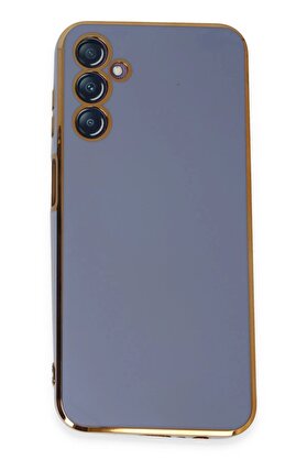 CepteToptan Samsung Galaxy M14 5G Kılıf Volet Silikon - Mavi - DROPX8647-9914