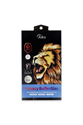 CepteToptan iPhone 16 Pro Max Buffer Hayalet Cam Ekran Koruyucu - Siyah - DROPX8031-1812