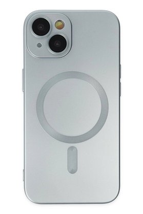 CepteToptan iPhone 14 Plus Kılıf Moshi Lens Magneticsafe Silikon - Sierra Blue - DROPX1058-4881