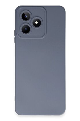 CepteToptan Realme C53 Kılıf Nano içi Kadife Silikon - Gri - DROPX9797-3795