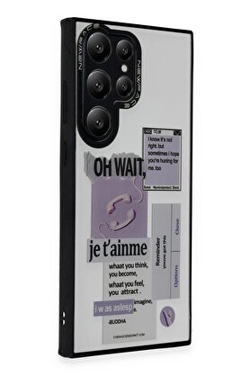 CepteToptan Samsung Galaxy S24 Ultra Kılıf Mirror Desenli Kapak - Mirror - 4 - DROPX2934-2895