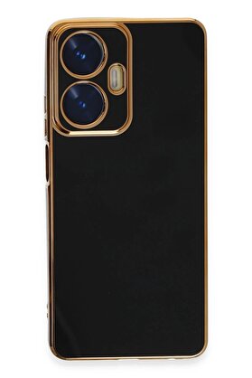 CepteToptan Realme C55 Kılıf Volet Silikon - Siyah - DROPX9631-6798