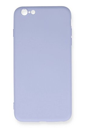 CepteToptan iPhone 6 Plus Kılıf Nano içi Kadife Silikon - Lila - DROPX3264-5885