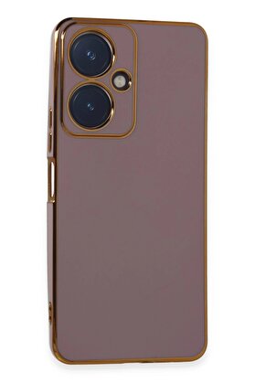 CepteToptan Vivo Y27 Kılıf Volet Silikon - Mor - DROPX1660-3195
