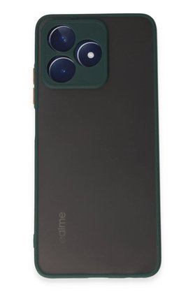 CepteToptan Realme C53 Kılıf Montreal Silikon Kapak - Yeşil - DROPX8104-9255