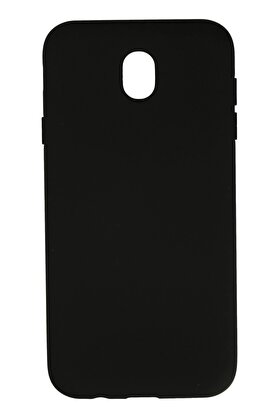 CepteToptan Samsung Galaxy J7 Pro / J730 Kılıf Nano içi Kadife Silikon - Siyah - DROPX9837-7575