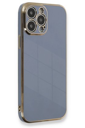 CepteToptan iPhone 13 Pro Max Kılıf Volet Silikon - Mavi - DROPX5838-6265