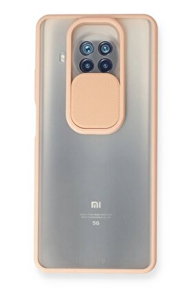 CepteToptan Xiaomi Mi 10T Lite Kılıf Palm Buzlu Kamera Sürgülü Silikon - Pembe - DROPX6117-7056