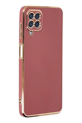 CepteToptan Samsung Galaxy A22 Kılıf Volet Silikon - Kırmızı - DROPX3730-2896
