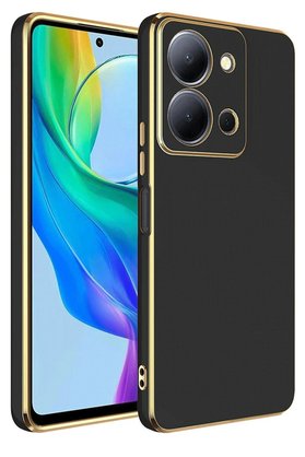 CepteToptan Vivo Y36 Kılıf Volet Silikon - Siyah - DROPX5838-3275