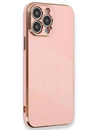 CepteToptan iPhone 15 Pro Kılıf Volet Silikon - Pembe - DROPX8213-1686