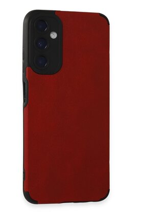 CepteToptan Samsung Galaxy A05S Kılıf Loop Deri Silikon - Kırmızı - DROPX5319-7420