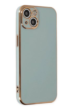 CepteToptan iPhone 13 Kılıf Volet Silikon - Açık Yeşil - DROPX6495-3572