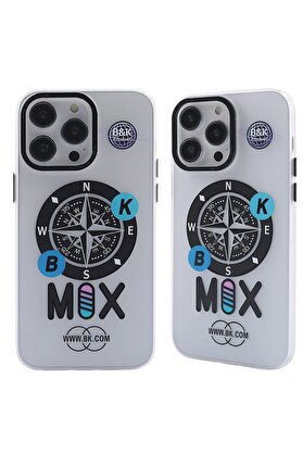 CepteToptan iPhone 14 Pro Kılıf Apollo Magneticsafe Desenli Kapak - Apollo Şeffaf - 3 - DROPX7116-2860