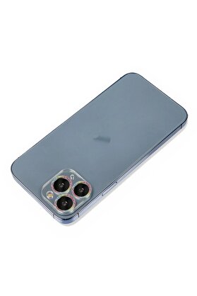 CepteToptan iPhone 11 Pro Max Uyumlu Shine Kamera Lens Koruma Cam - Rainbow - DROPX1170-4941