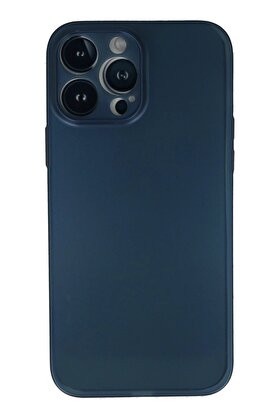 CepteToptan iPhone 13 Pro Kılıf PP Ultra İnce Kapak - Mavi - DROPX8255-8090