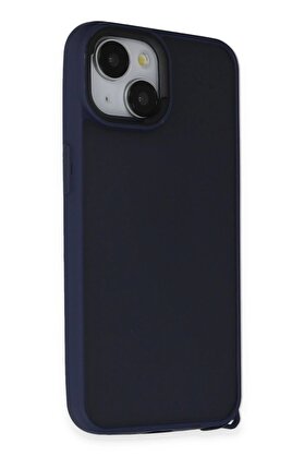 CepteToptan iPhone 15 Kılıf Elegant Kapak - Lacivert - DROPX8601-8526