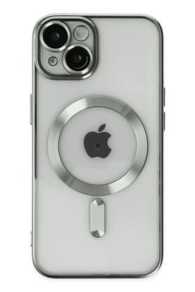 CepteToptan iPhone 14 Kılıf Kross Magneticsafe Kapak - Gümüş - DROPX8839-1720