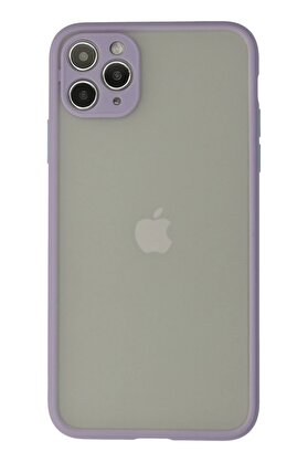 CepteToptan iPhone 12 Pro Kılıf Montreal Silikon Kapak - Mor - DROPX4713-8001