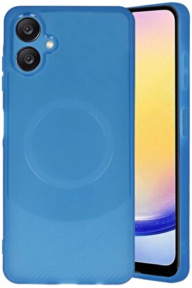 CepteToptan Samsung A06 Kılıf Maya Karbon Kapak - Lacivert - DROPX3366-1557