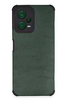 CepteToptan Xiaomi Redmi Note 12 5G Kılıf Loop Deri Silikon - Yeşil - DROPX5915-3282