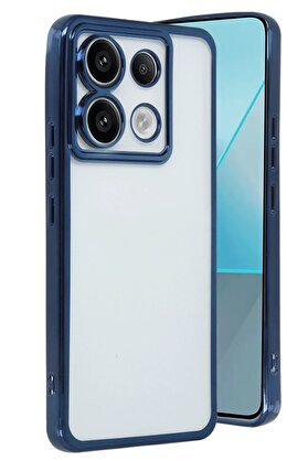 CepteToptan Xiaomi Redmi Note 13 Pro 5G Kılıf Lensli Silikon - Lacivert - DROPX9912-1337