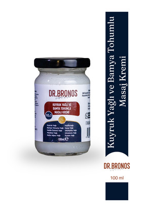 Dr.bronos Kuyruk Yağlı Ve Bamya Tohumlu Masaj Kremi 100 Ml