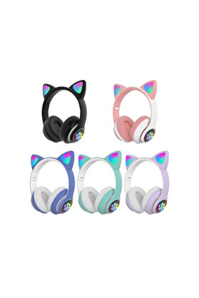 Ethab Ticaret Glbl-Tstil4136 Kedi Figürlü Bluetooth Kulaklık