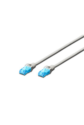 evimdeyokyok Digitus Patch Kablo, UTP, CAT. 5E, 0.5 metre, AWG 26/7, Gri Renk, RAL 7044