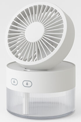 Ethab Ticaret Glbl-Tstil4136 Su Spreyli Katlanır Başlıklı Usb Mini Fan