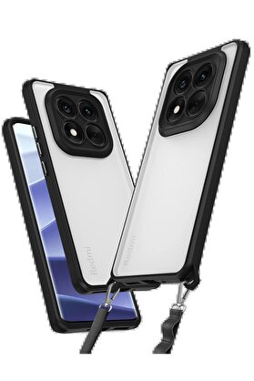 CepteToptan Xiaomi Redmi Note 14 Pro 4G Kılıf Penta Silikon Kılıf - Siyah - DROPX9254-7948