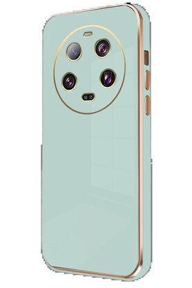 CepteToptan Xiaomi Mi 14 Ultra Kılıf Volet Silikon - Açık Yeşil - DROPX4869-5267